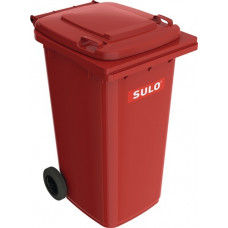 Vuilcontainer 240 l HDPe rood verrijdbaar, volgens EN 840 SULO