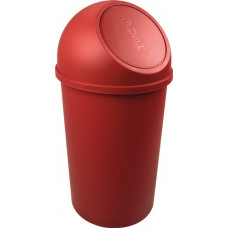 Afvalbak H615xd.312mm 25l rood HELIT