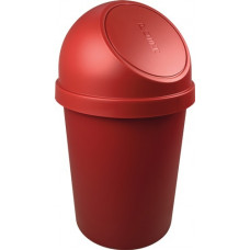 Afvalbak H700xd.403mm 45l rood HELIT
