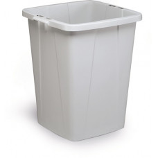 Recyclingcontainer 90 l H610xB520xD490mm grijs zonder deksel DURABLE