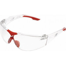 Veiligheidsbril SVP-400 EN 166 beugel transparant, ringen helder polycarbonaat H