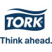 Poetsdoek tork 130050 L340xB369ca. mm blauw 2 laags, hybride wiel TORK