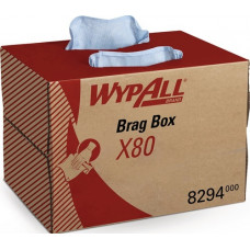 Doekje WypAll® X80 8294 ca. L427xB282mm blauw 1-laags box WYPALL