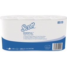 Toiletpapier SCOTT® ESSENTIAL 8519 2 laags, kleine rollen 64 rollen à 350 vellen