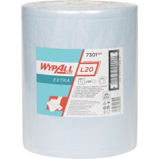 Doekje WYPALL L20 7301 L385xB325ca. mm blauw 2 laags 500 doeken / wiel KIMBERLY-