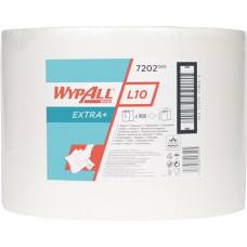 Poetsdoek WYPALL L10 EXTRA 7202 L380xB235ca. mm wit 1 laags, geperforeerd