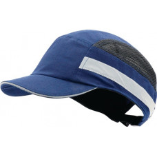 Veiligheidspet PLUS Base-Cap 52-65cm blauw EN 812:2012 PROFIT