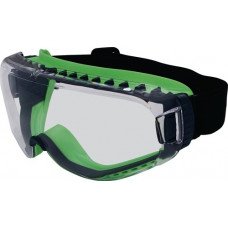 Volzichtbril T-Spex 8114 EN 166 EN 170 montuur zwart/groen, glas helder polycarb