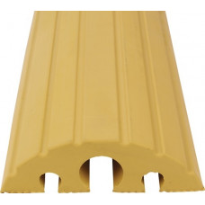 Slang- en kabelbrug L1200xB210xH65mm volledig van rubber geel