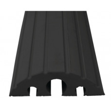 Slang- en kabelbrug L1200xB210xH65mm volledig van rubber zwart