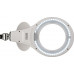 LED-loeplamp glazen lens 127 (5inch) tafelklem wit