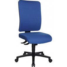 Bureaudraaistoel met synchroontechniek blauw 450-550 mm zonder armleuningen draa