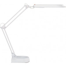 Schrijftafellamp metaal/kunststof wit hoogte max. 410mm standaard met LED
