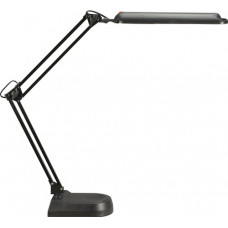 Schrijftafellamp metaal/kunststof zwart hoogte max. 410mm standaard met LED