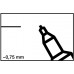 Permanentmarker 404 zwart streepbreedte 0,75 mm ronde punt EDDING
