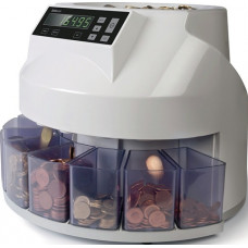Muntteller/-sorteerder met voorziening met muntkokers SAFESCAN