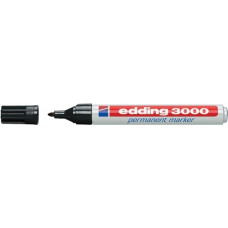 Permanentmarker 3300 zwart streepbreedte 1-5 mm spitse punt EDDING