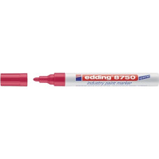 Industriële lakmarkering 8750 rood streepbreedte 2-4mm ronde punt EDDING