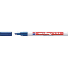 Lakmarker 751 blauw streepbreedte 1-2 mm ronde punt EDDING