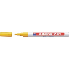 Lakmarker 751 geel streepbreedte 1-2 mm ronde punt EDDING