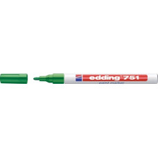 Lakmarker 751 groen streepbreedte 1-2 mm ronde punt EDDING