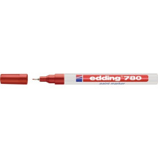 Lakmarker 780 rood streepbreedte 0,8 mm ronde punt EDDING