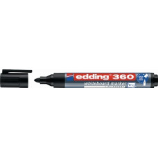Whiteboardmarker 360 zwart streepbreedte 1,5-3 mm ronde punt EDDING