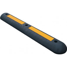 Geleidingsdrempel L1000xB150xH60mm PVC zwart met geel reflecterende strepen