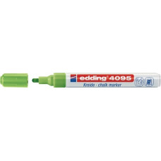 Krijtmarker 4095 lichtgroen streepbreedte 2-3 mm ronde punt EDDING