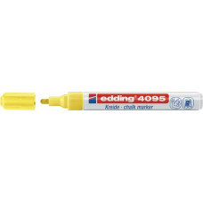 Krijtmarker 4095 neongeel streepbreedte 2-3 mm ronde punt EDDING