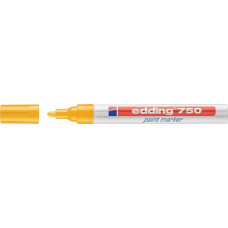 Lakmarker 750 geel streepbreedte 2-4 mm ronde punt EDDING