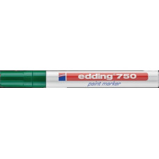 Lakmarker 750 groen streepbreedte 2-4mm ronde punt EDDING