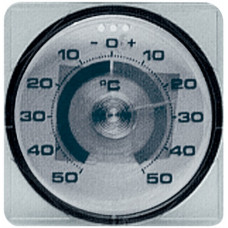 Raamthermometer meetbereik -50 tot 50 graden Celsius T.17mm kunststof
