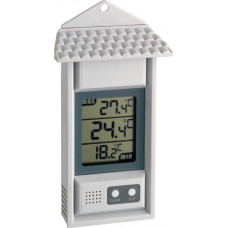 Thermometer meetbereik -20 tot 70 graden Celsius H150xB80xD29mm kunststof