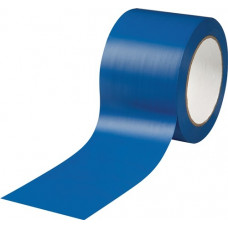 Grondmarkeringstape Easy Tape PVC blauw lengte 33 m breedte 75 mm wiel ROCOL
