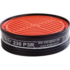 Deeltjesfilter 230 EN 143 P3R D v. Polimask 230/GAMMA/siliconen 2 st./zak EKASTU