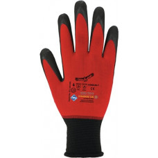 Handschoen Condor maat 10 rood/zwart EN 388 EN 407 PSA-categorie II ASATEX