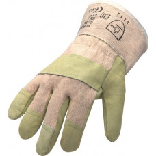 Handschoen top maat 10,5 geel varkensleer EN 388 PSA-categorie II ASATEX