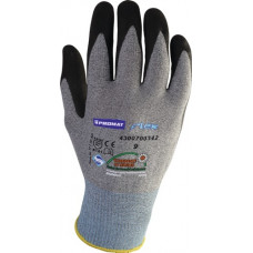 Handschoen flex maat 8 grijs/zwart EN 388 PSA-categorie II PROMAT