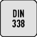 Spiraalboren-set DIN 338 ULTIMATECUT nominale d. 1-10x0,5mm HSS blank/gebruinee