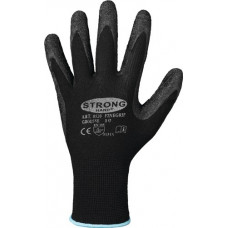 Handschoen Finegrip maat 9 zwart EN 388 PSA-categorie II nylon met krimp-latex S