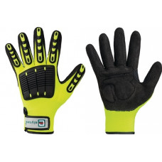 Handschoen RESISTANT maat 10 helder oplichten geel/zwart EN 388 PSA-categorie II