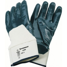 Handschoen Neckar maat 9 blauw gedeeltelijke nitrilcoating EN 388 PSA-categorie