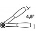 Ratel met gewricht 416QR 1/4 inch aantal tanden 80 lengte 170 mm 2-componentengr