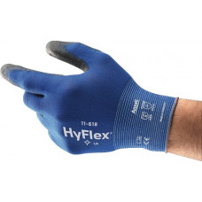 Handschoen HyFlex® 11-618 maat 8 blauw/zwart EN 388 PSA-categorie II nylon m. po