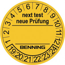 Keuringsticker d. 30 mm RL 300st. BENNING