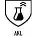 Chemicaliënhandschoen maat 8 zwart EN 388, EN 374 PSA-categorie III ASATEX