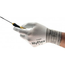 Handschoen HyFlex 11-600 maat 7 wit EN 388 PSA-categorie II nylon met polyuretha