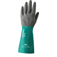 Chemicaliënhandschoen AlphaTec 58-435 maat 9 zeegroen/antracietgrijs EN 388, EN