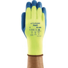 Koudebestendige handschoen ActivArmr® 80-400 maat 10 geel/blauw EN 388, EN 511,